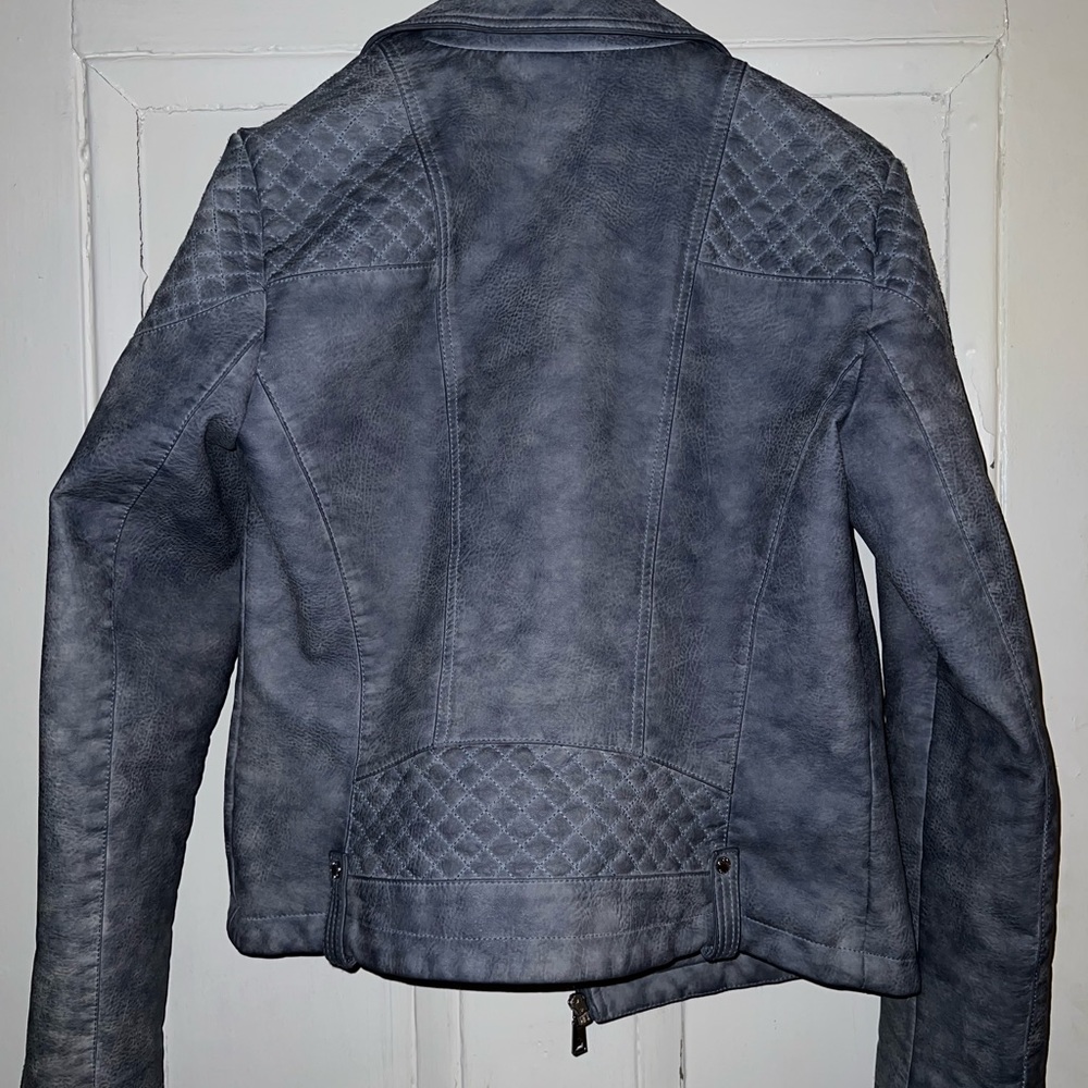 Tommy Hilfiger Blue Moto Jacket - Picture 3 of 7